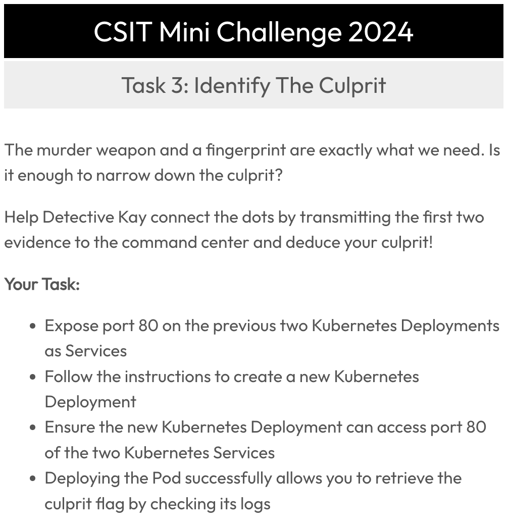 CSIT Mini Challenge - Nov 2024