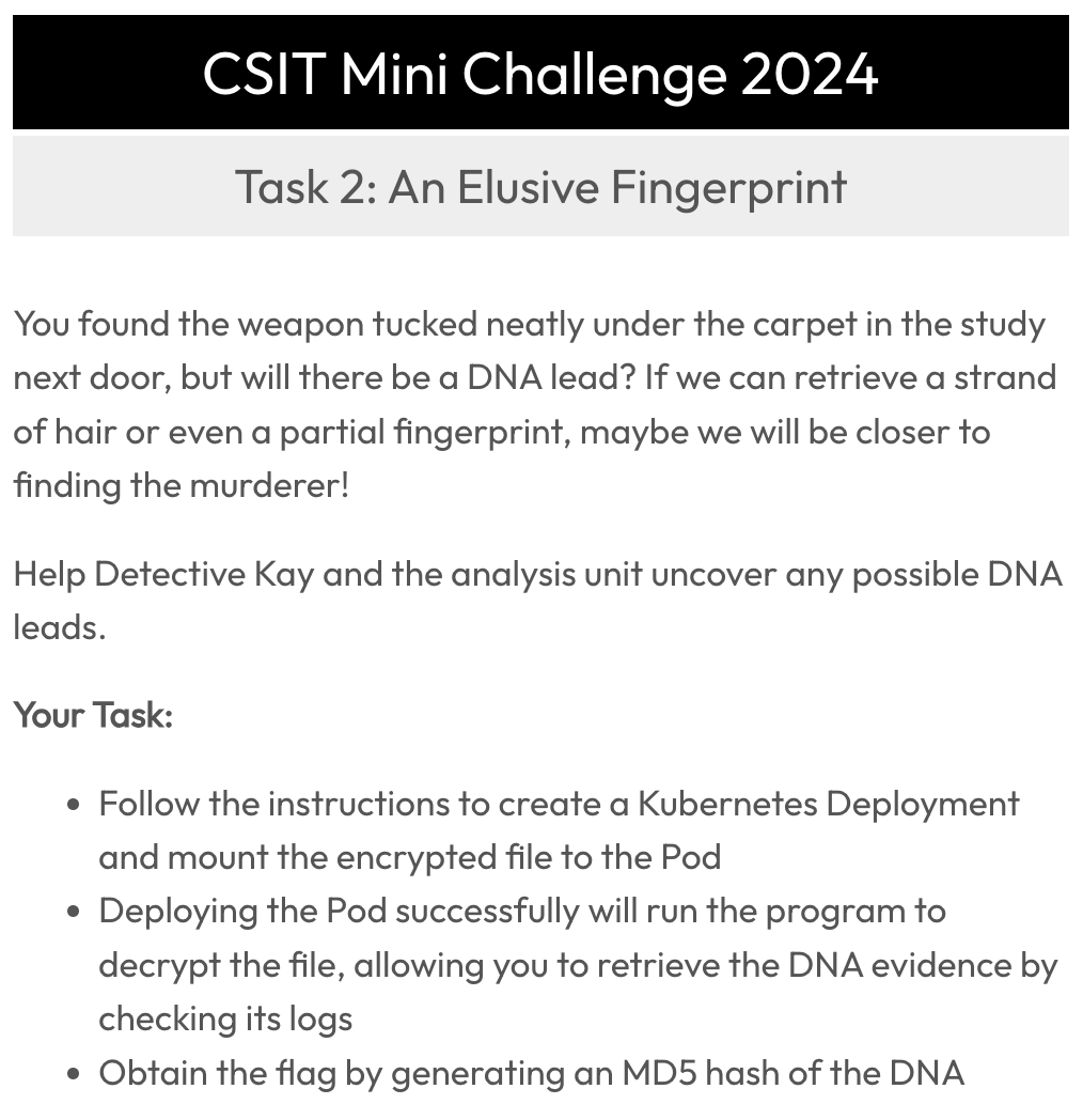 CSIT Mini Challenge - Nov 2024