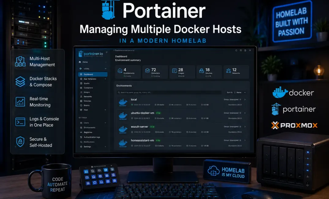 Why I switched from Docker CLI to Portainer in my Homelab